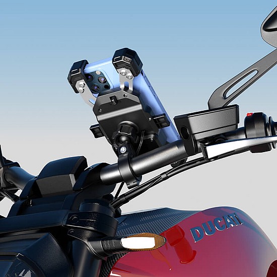 Βάση κινητού μηχανής fast charge