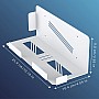 JYS P5226 Βάση Τοίχου για PS5 / PS5 Slim / PS5 Pro – Universal Wall Mount Console Stand Λευκό