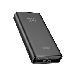 Veger T100 Power Bank 20000mAh 100W με Θύρα USB-A και 2 Θύρες USB-C Power Delivery Μαύρο