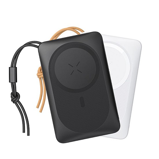 VEGER W1151 Magon Μαγνητικό Ασύρματο Powerbank MagSafe (Dark Grey)