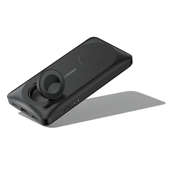 VEGER W1156 MagMulti Ασύρματο Powerbank MagSafe 10.000mAh
