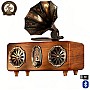 Old Street Audio Vintage Ασύρματο Ηχείο Ξύλινο (2x5W/Μπαταρία 1800mAh/Bluetooth 5.4/FM Radio/USB/TF/AUX/TWS)
