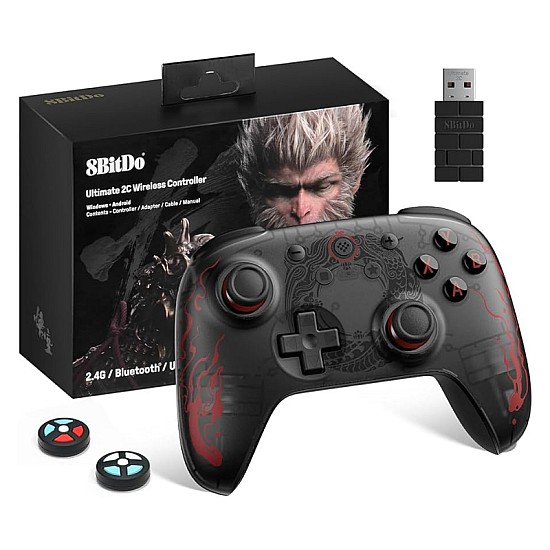 8BitDo Ultimate 2C Wireless Controller για Windows/Android Black Myth: Wukong (2.4G/BT/USB)