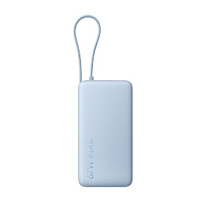 Xiaomi Power Bank 20000mAh 67W με Ενσωματωμένο Καλώδιο USB-C και Θύρες USB-A/USB-C Blue (BHR08O8GL)