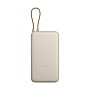Xiaomi Power Bank 20000mAh 33W με Ενσωματωμένο Καλώδιο USB-C και Θύρες USB-A/USB-C Tan (BHR8851GL)