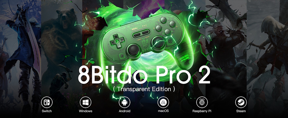  8bitdo pro 2 special edition controller
