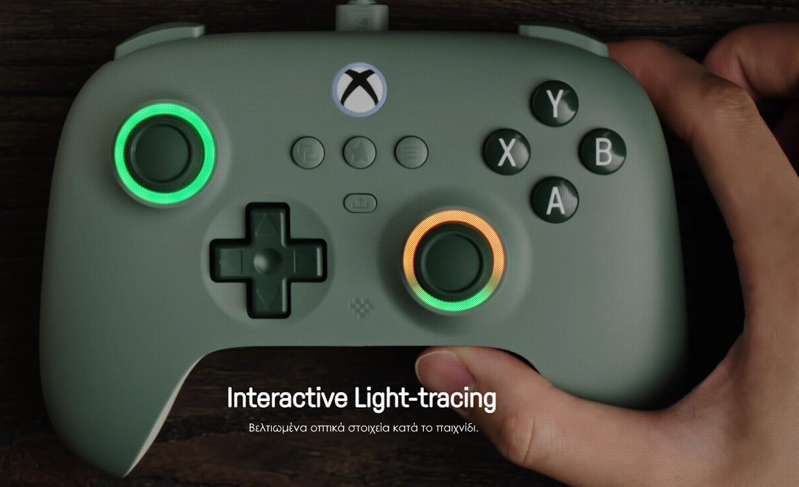 8bitdo Ultimate C Wired Controller για Χbox Light Tracing