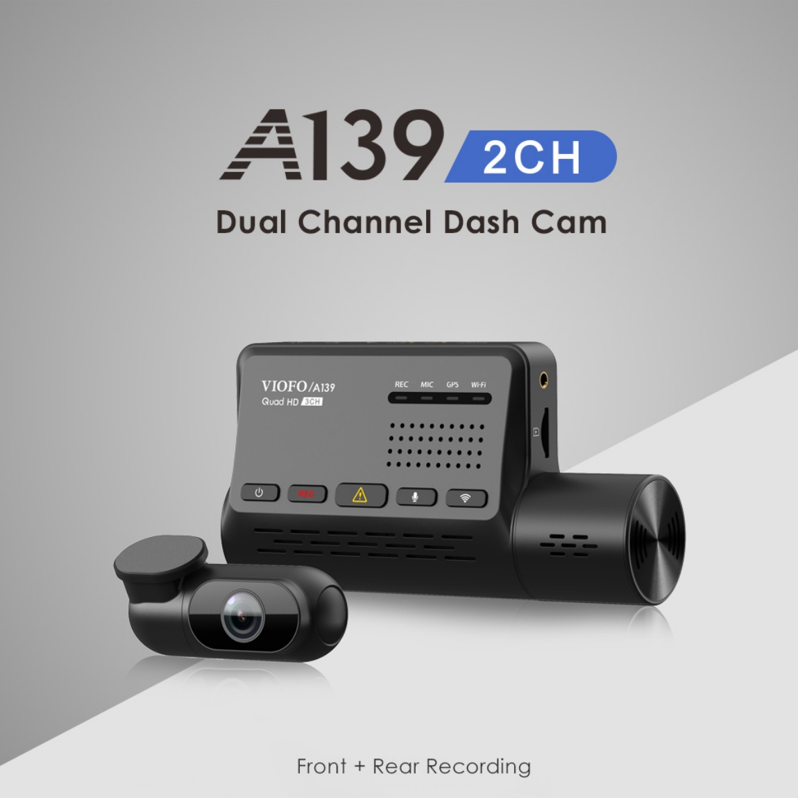 Viofo A139 2CH dipli kamera autokinitou gps 2K 1440P