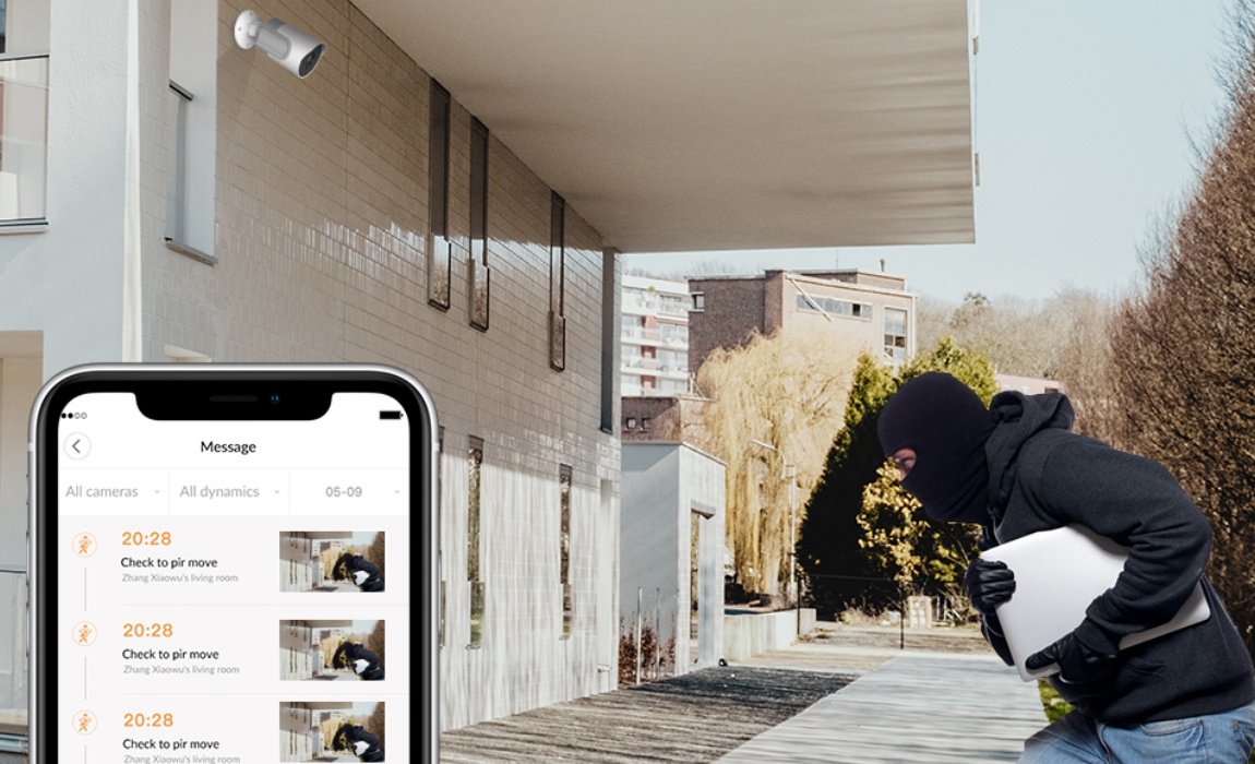 Yi IOT Outdoor Security IP Camera-Ανίχνευση Κίνησης