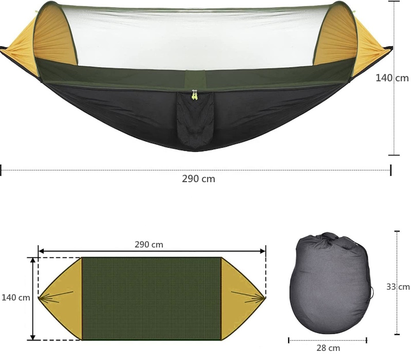 Αιώρα camping με κουνουπιέρα
