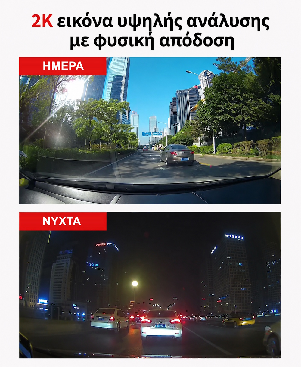 Διπλή κάμερα αυτοκινήτου