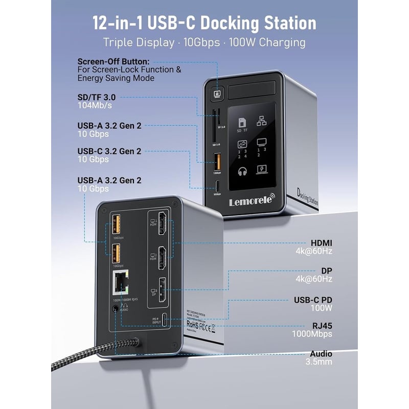 docking station 12 σε 1 – εικόνα 2
