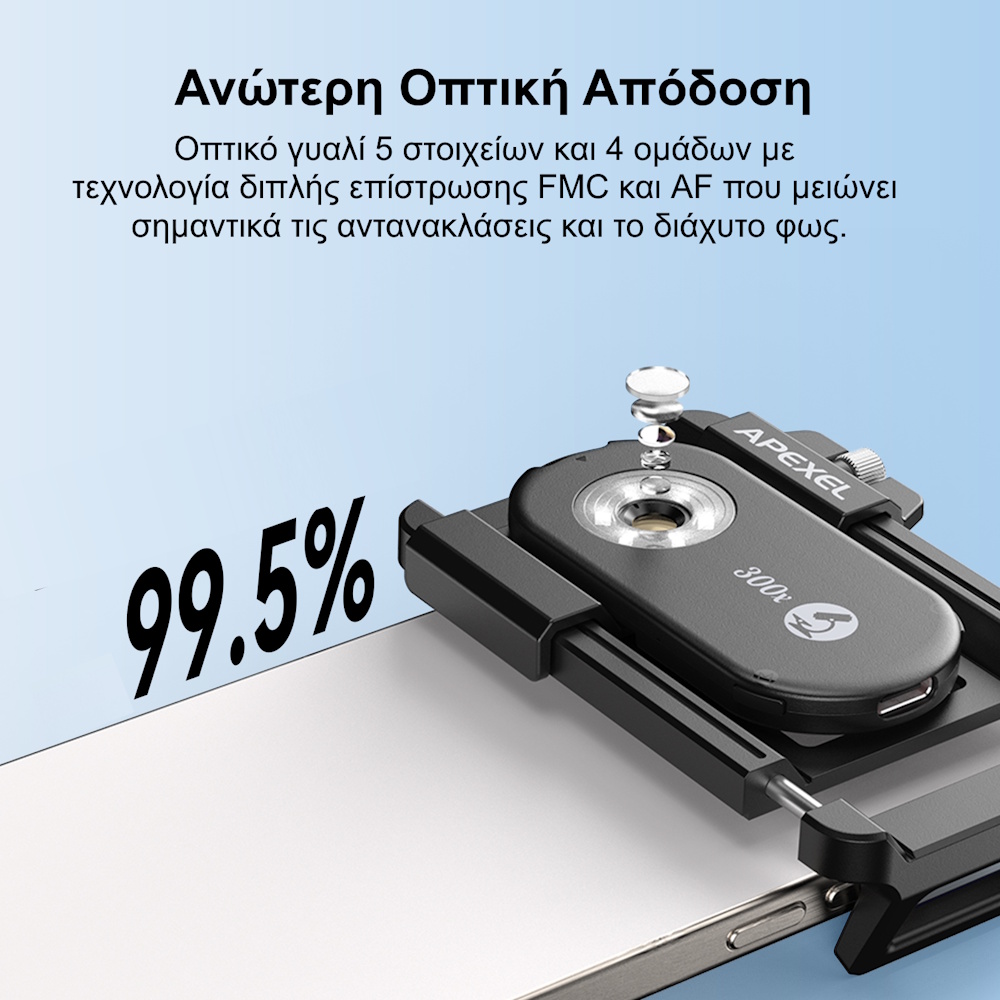 Επαγγελματικός φακός μικροσκόπιο smartphone