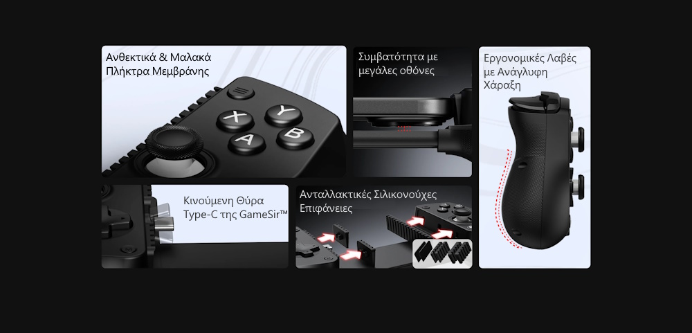 Gamesir X5 Lite buttons