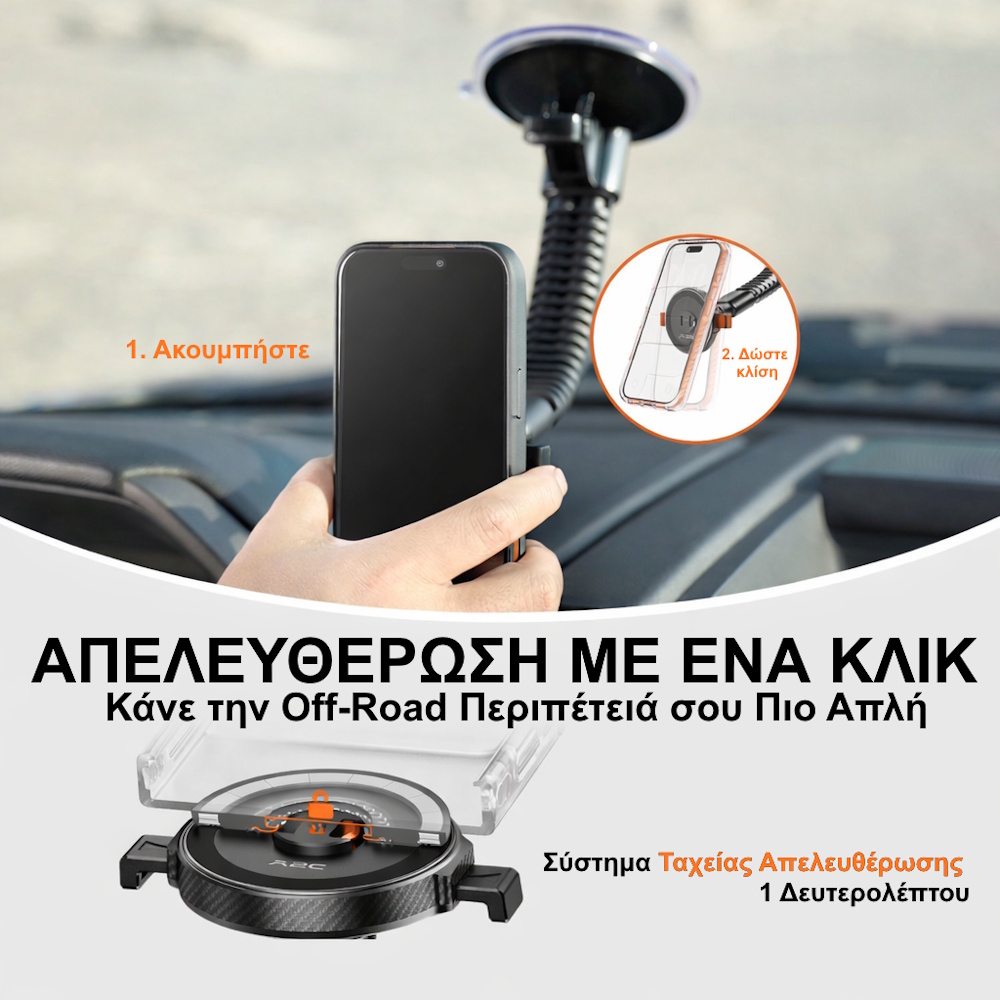 Heavy Duty Βάση Κινητού Αυτοκινήτου