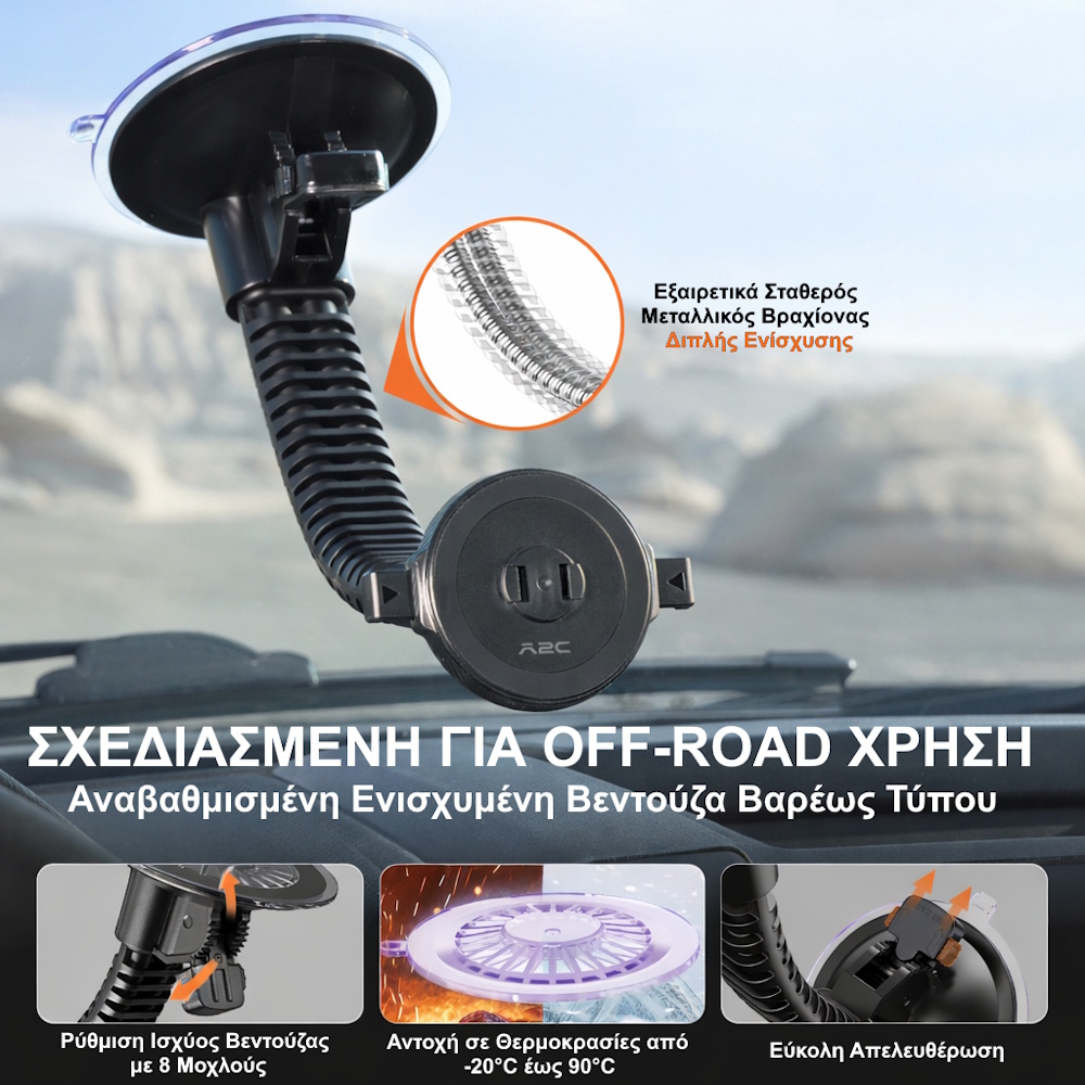 Heavy Duty Βάση Κινητού Αυτοκινήτου