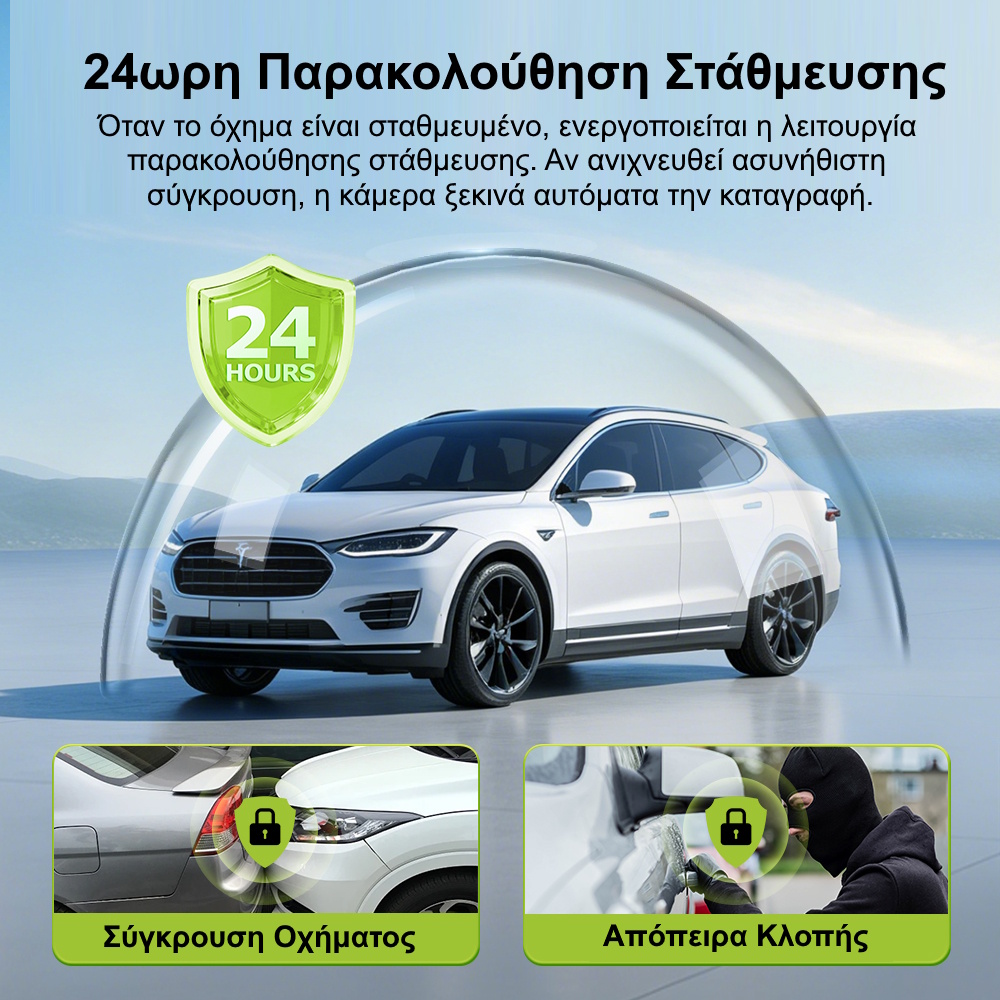 Κάμερα Αυτοκινήτου με Ειδοποιήσεις