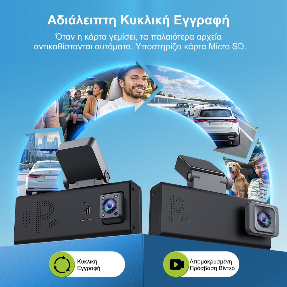 Κάμερα Αυτοκινήτου με Ειδοποιήσεις