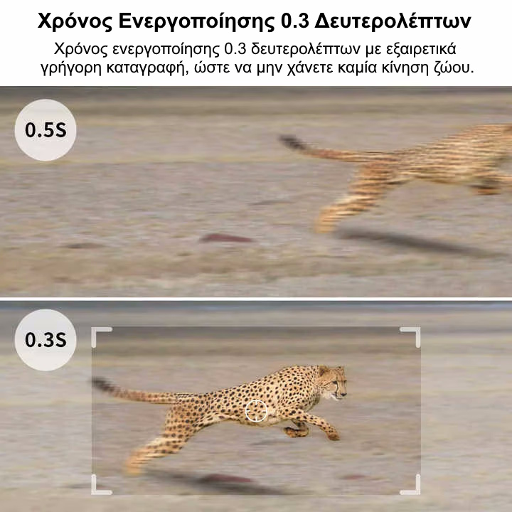 Κάμερα κυνηγιού με μεγάλη μπαταρία