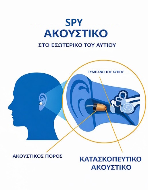  κρυφό ακουστικό ψείρα με κάμερα