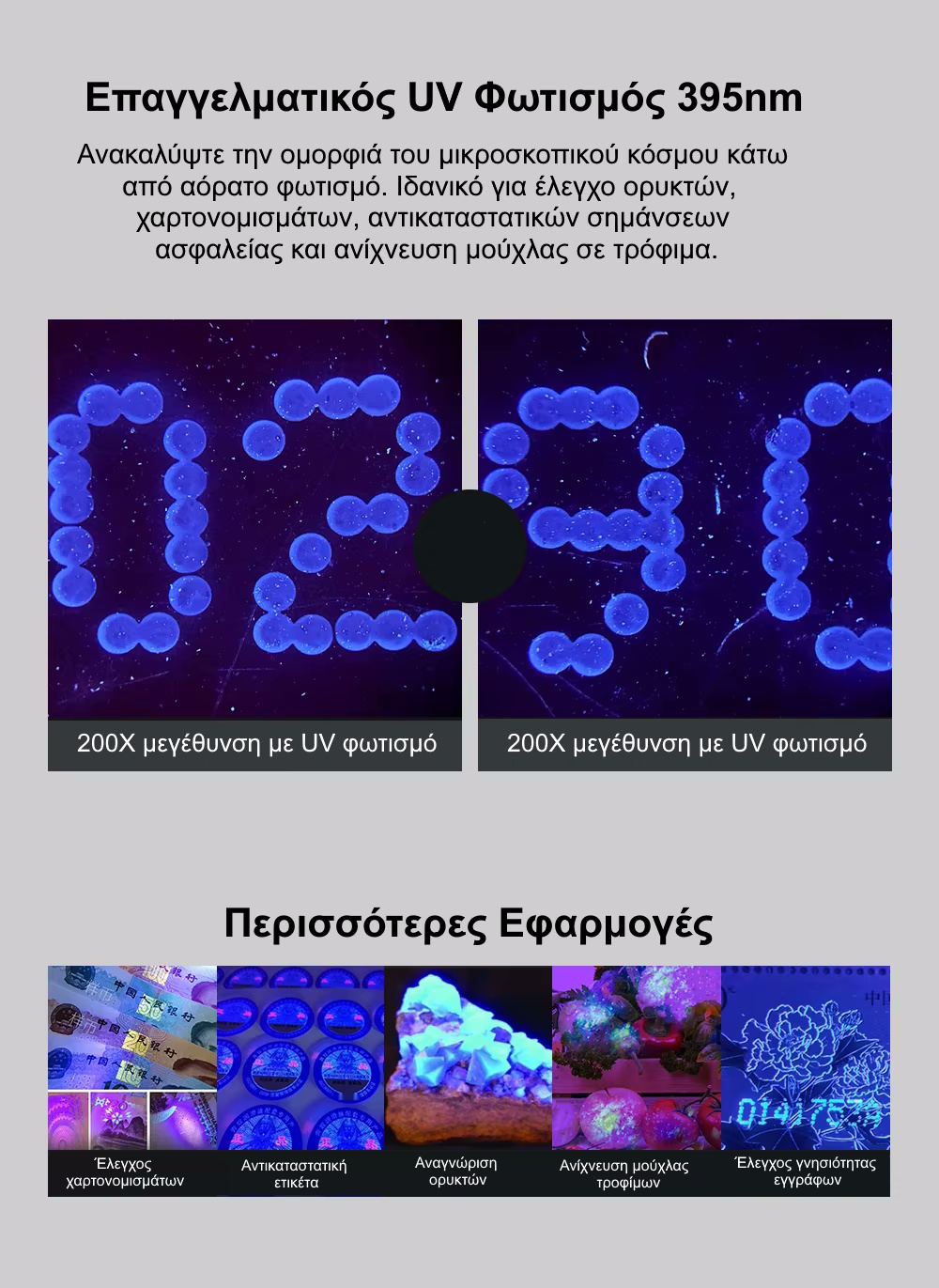 Μικροσκόπιο 200x για κινητό