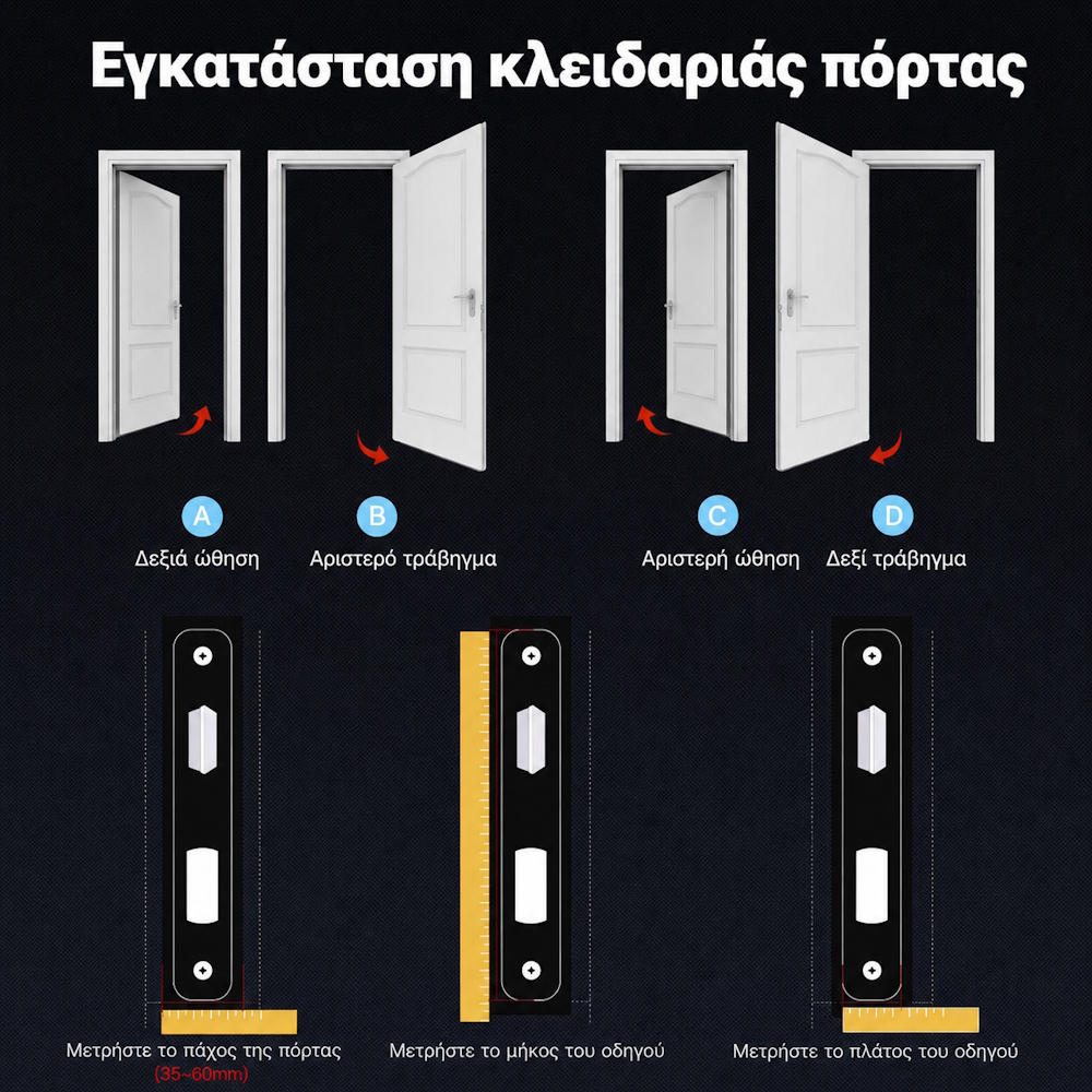 Smart door lock για airbnb