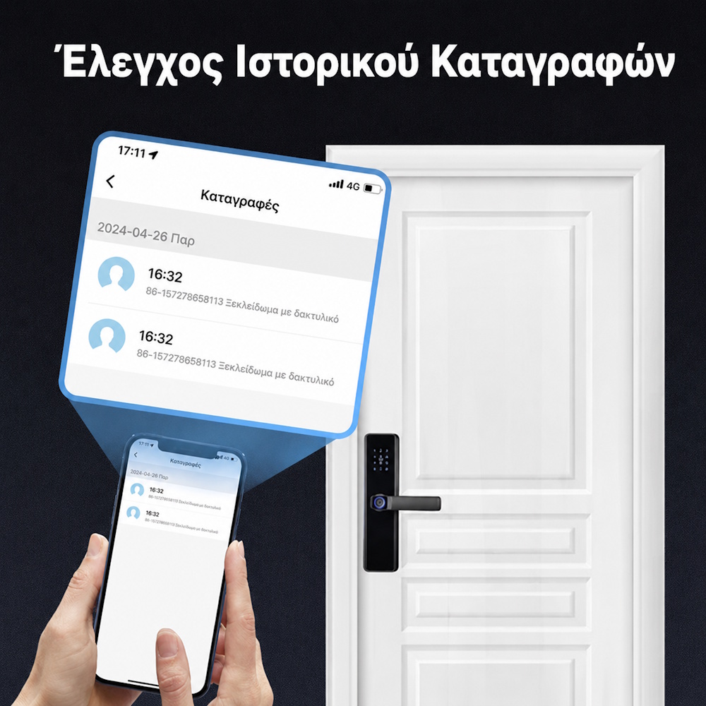 Smart door lock για airbnb