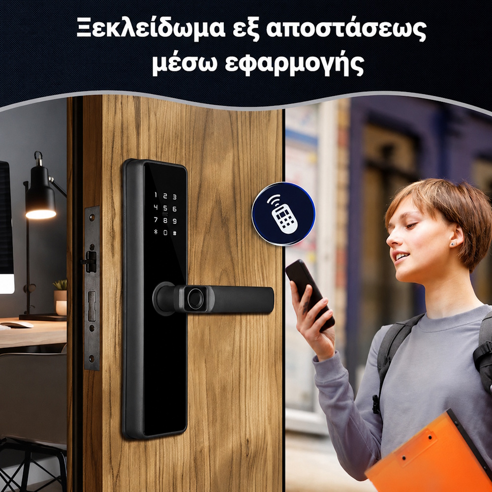 Smart door lock για airbnb