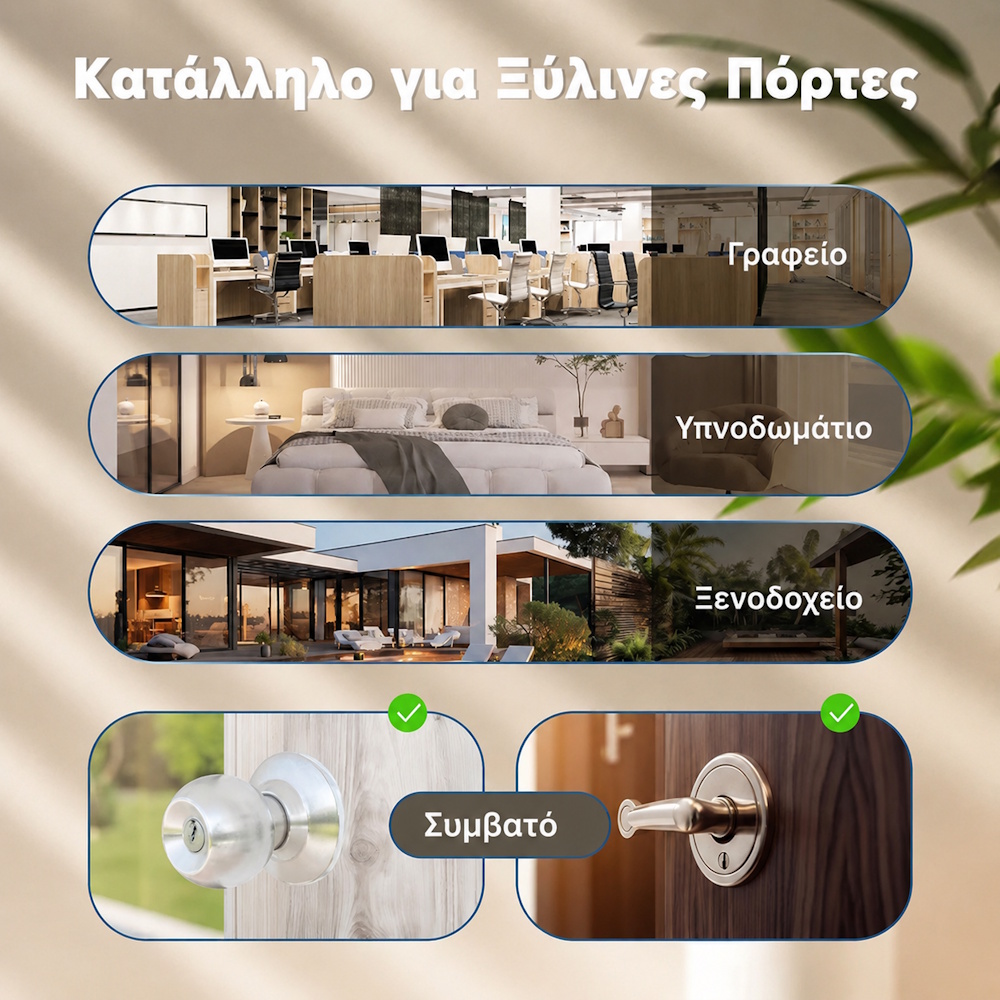 Smart door lock με δακτυλικό αποτύπωμα