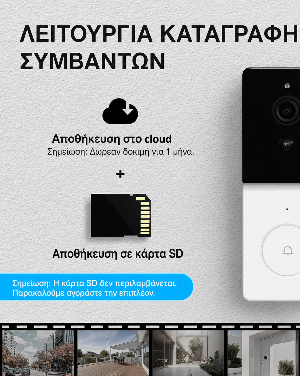 Smart κουδούνι εξώπορτας