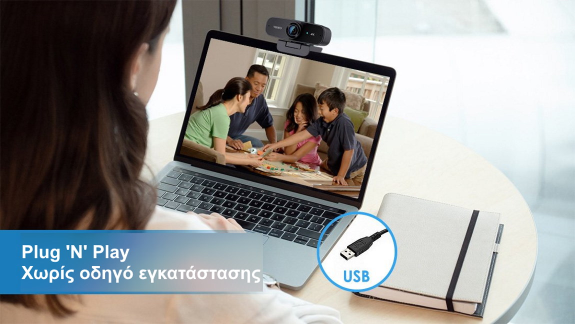 Viofo P900 εύκολη στην χρήση Plug n Play camera