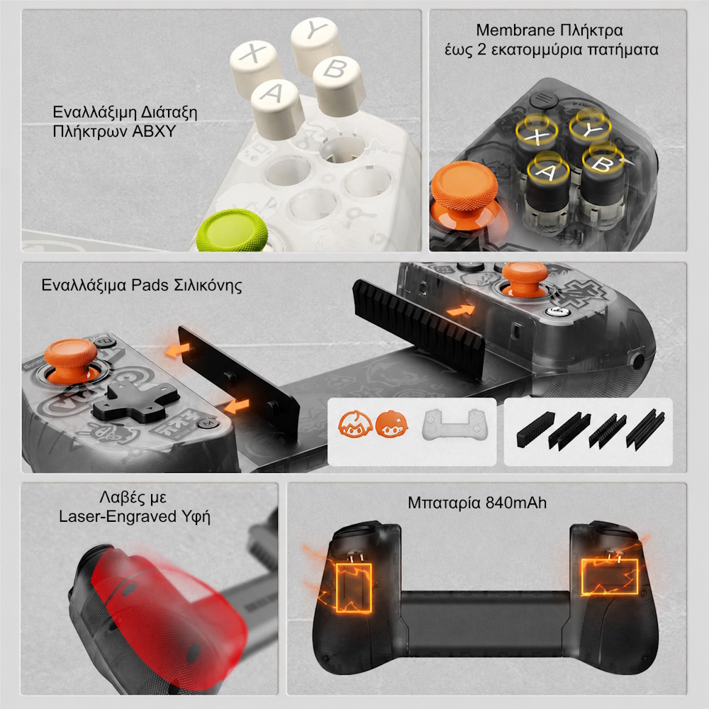 Wireless mobile game controller GameSir X5s ΖΖΖ