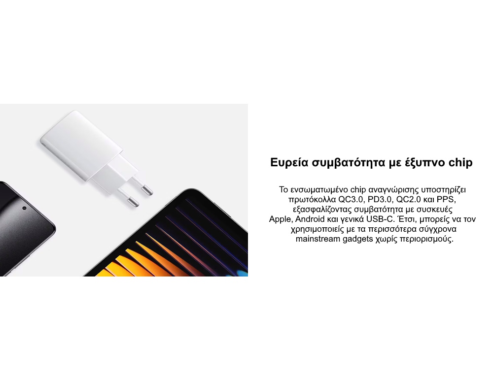 Xiaomi φορτιστής 45W